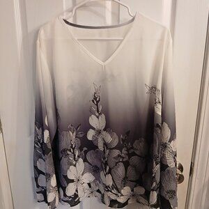 Sheer Blouse, Shein XL